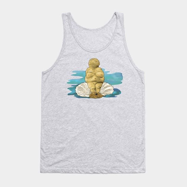 Venus of Willendorf Tank Top by WSnyder Paleo Designs